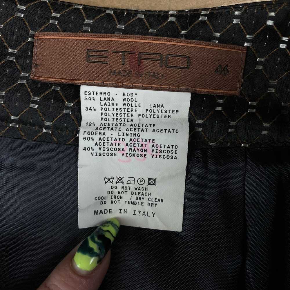 Etro × Luxury Womens Skirt Etro Size 46 Wool - image 4