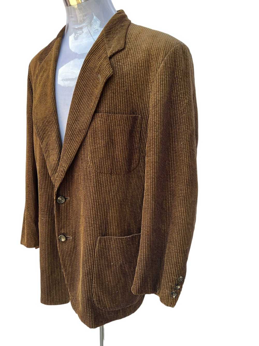 Lancel 💥Lancel Paris Brown Corduroy Coat Jacket - image 4