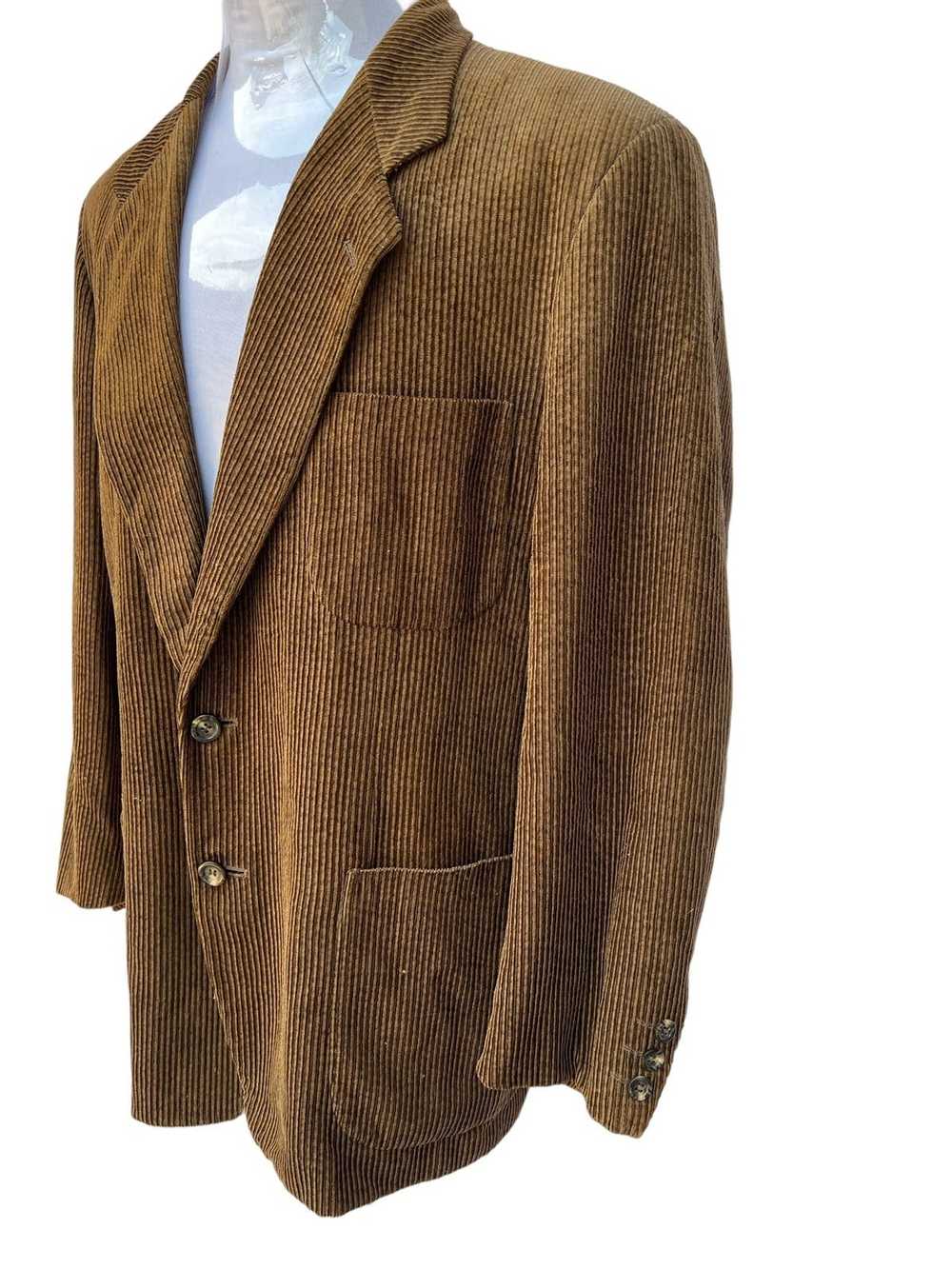 Lancel 💥Lancel Paris Brown Corduroy Coat Jacket - image 5