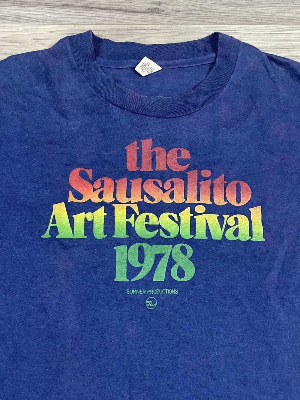 Hanes × Vintage The Sausalito Art Festival 1978 s… - image 2