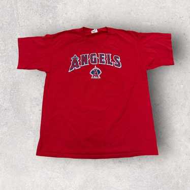 VTG Majestic Authentic Hoodie California Angels Baseball Sweatshirt LAA MLB  Sz L