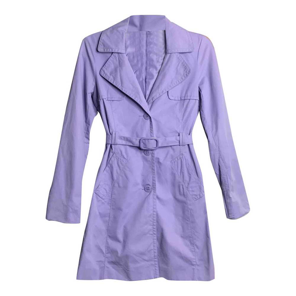 Trench lilas - Cotton trench coat - image 1