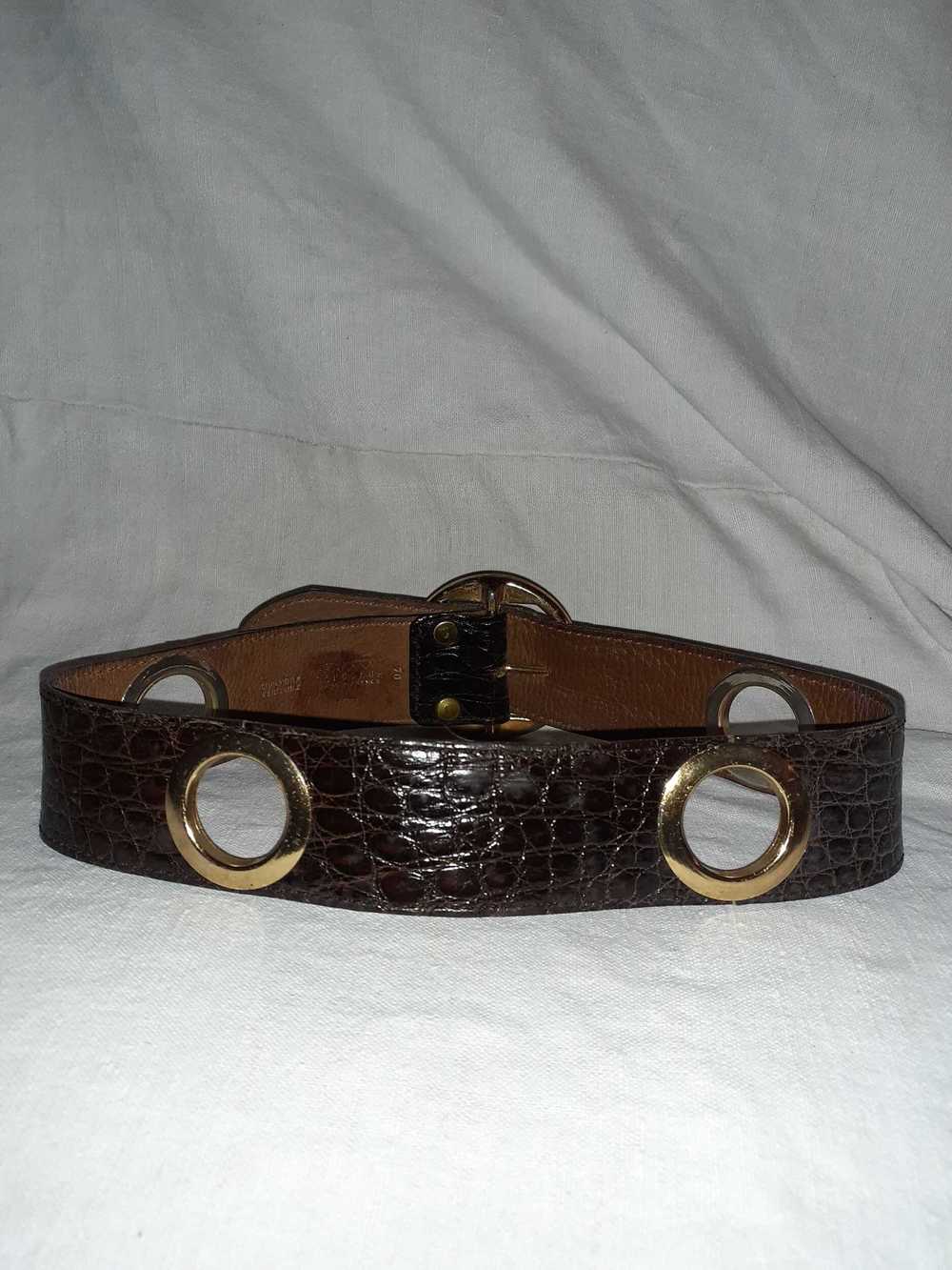 Ceinture en crocodile - image 2