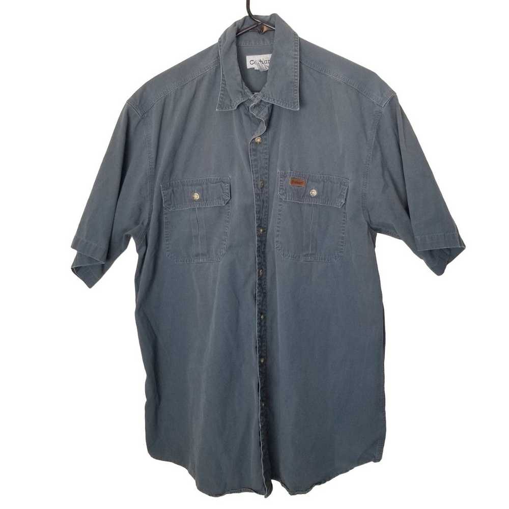 Carhartt Carhartt LT Short Sleeves Button Up Deni… - image 1