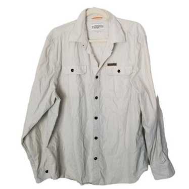 Field And Stream Women's White Button Down Long Sleeve Fishing