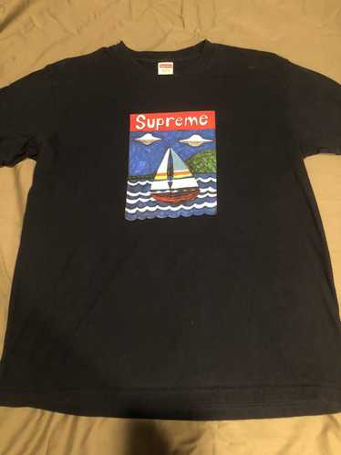 Supreme Supreme sailboat tee/ worn 2x almost brand new - Gem