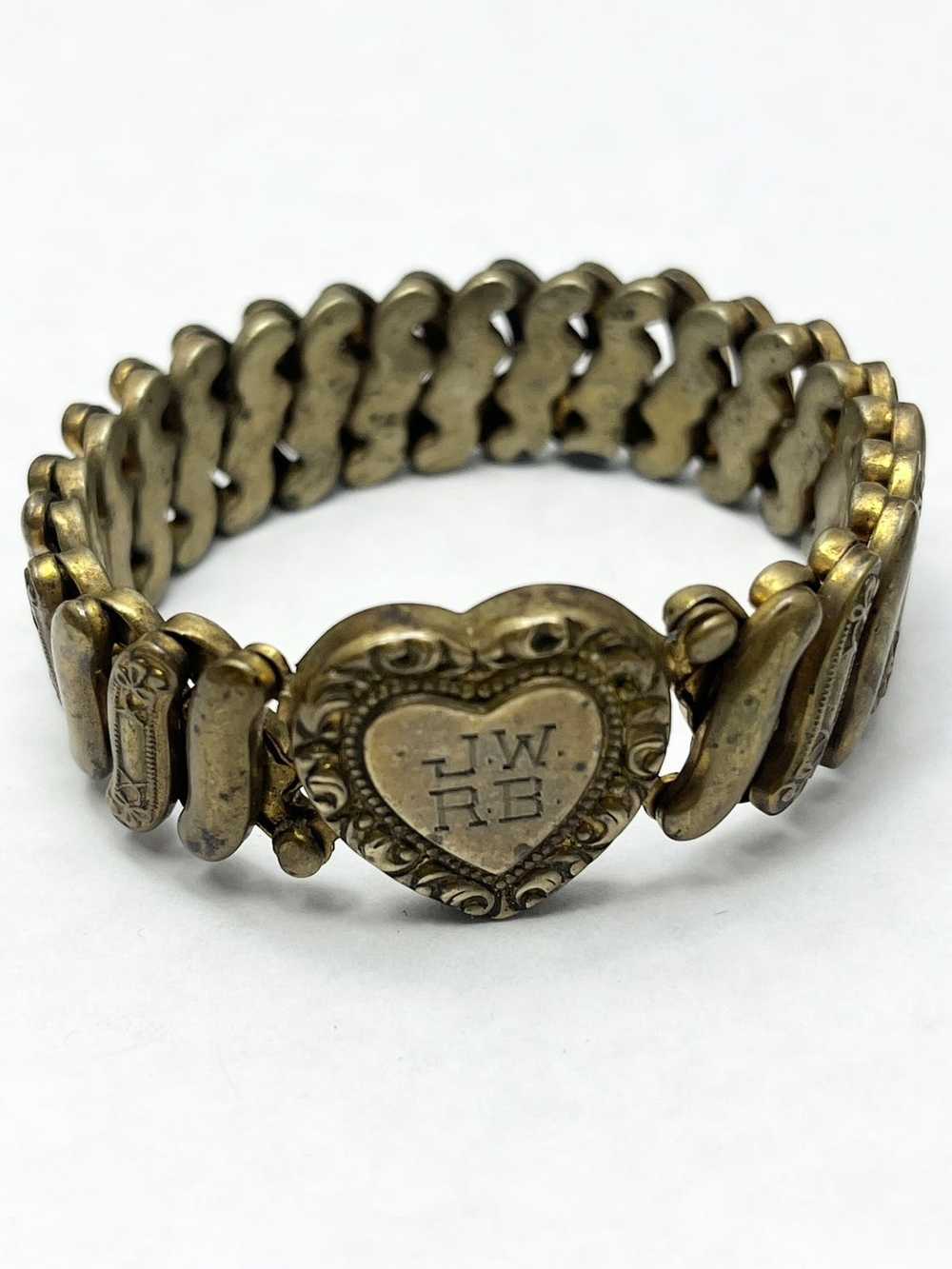 Vintage Vintage Sweetheart Heart Expansion Bracel… - image 2