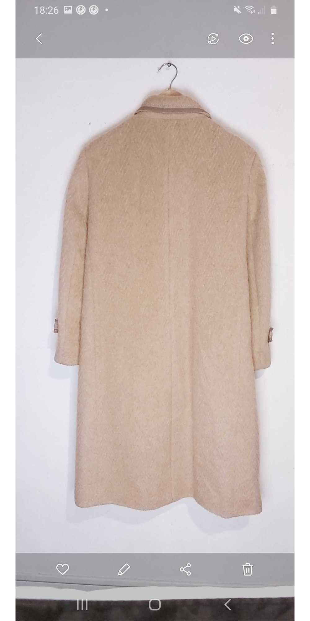 Manteau en laine - Manteau long de couleur beige … - image 2