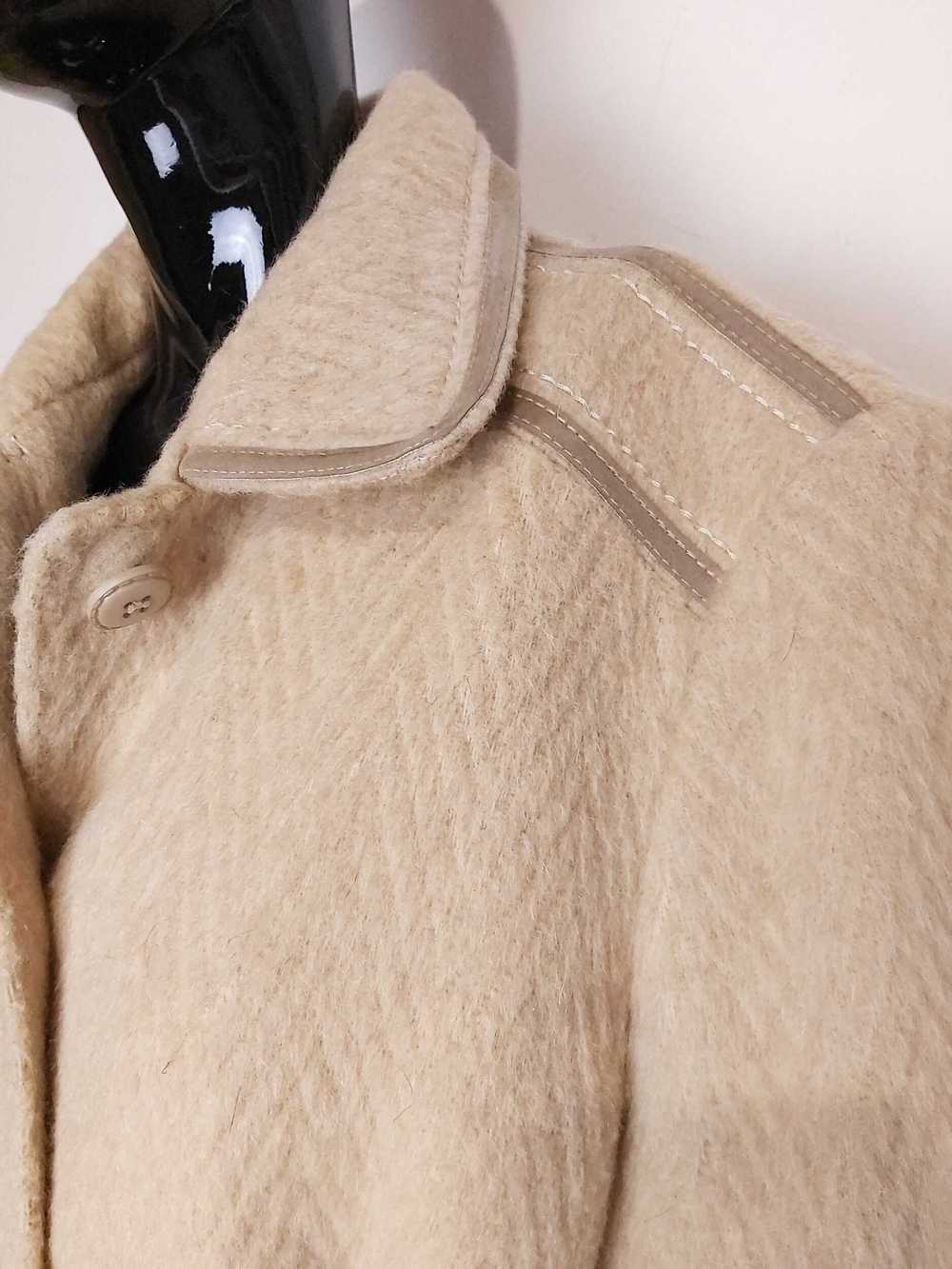 Manteau en laine - Manteau long de couleur beige … - image 6
