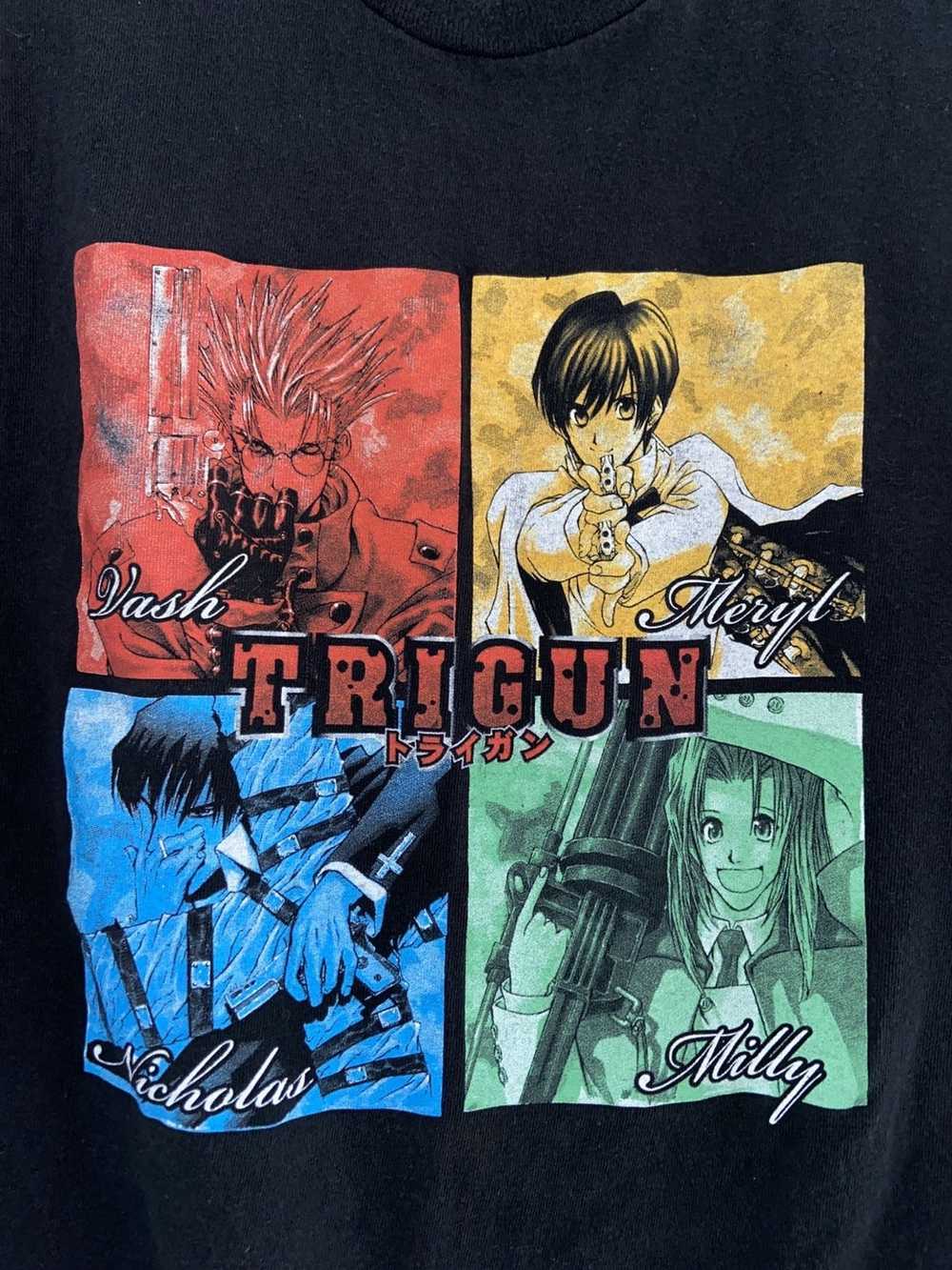 Anima × Streetwear × Tee Trigun Anime Tee L 1/1 R… - image 3