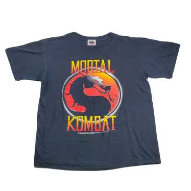 Vintage 1992 Mortal Kombat Video Game T Shirt Mid… - image 1