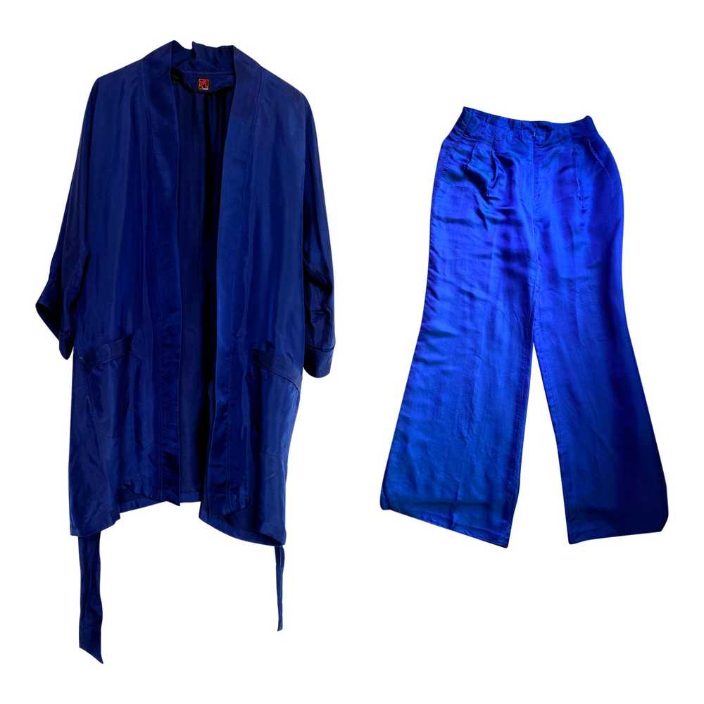 Ensemble en soie - Set kimono pyjamas en 100% soi… - image 1