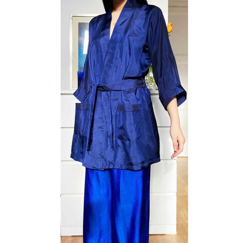 Ensemble en soie - Set kimono pyjamas en 100% soi… - image 4