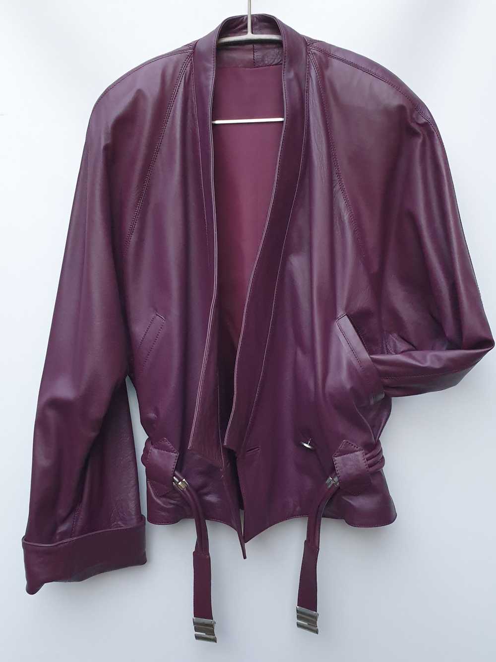 Blouson en cuir d'agneau - image 3