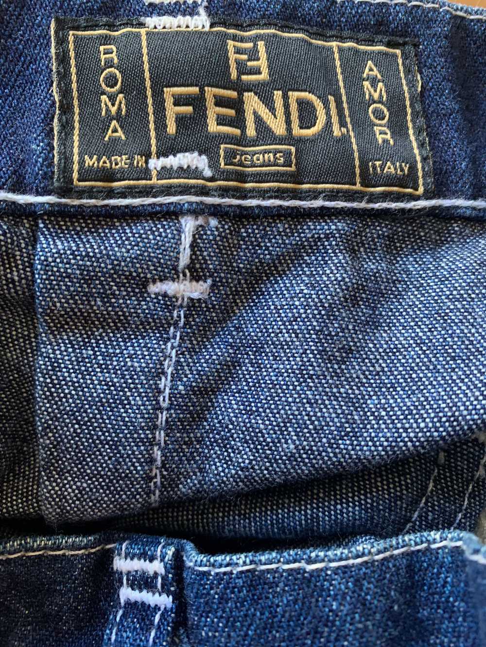 Jupe en jean Fendi - Magnifique jupe en jean Fend… - image 6