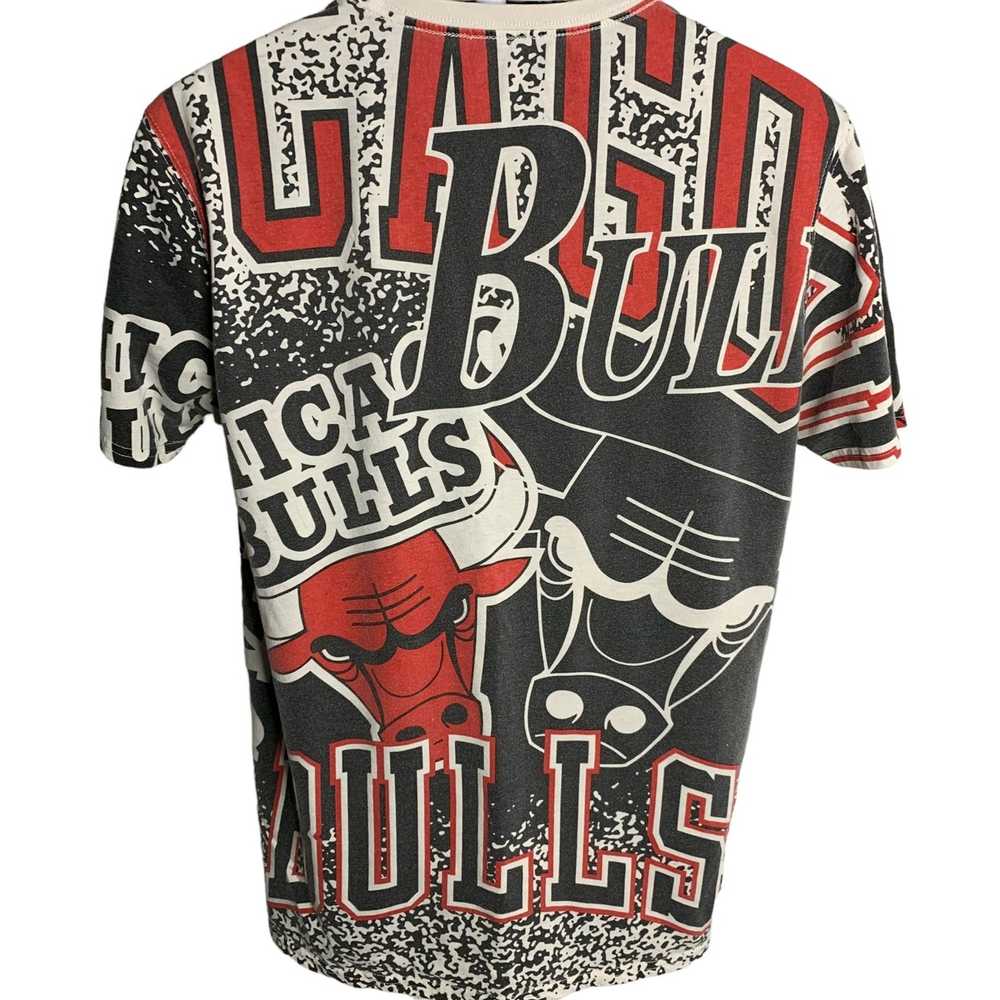NBA Authentic NBA Chicago Bulls T Shirt M All Ove… - image 4