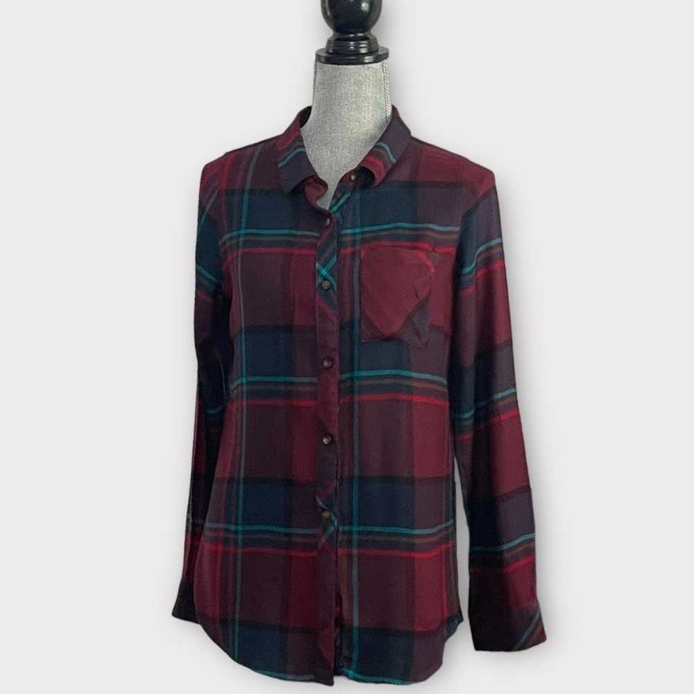 Threads And Shirts Thread & Supply Womens Button-… - image 2