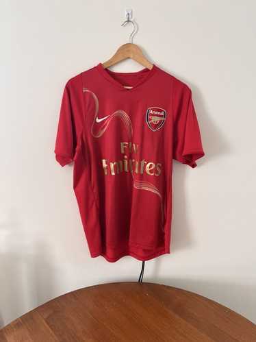 Nike × Soccer Jersey × Vintage ARSENAL TRAINING K… - image 1