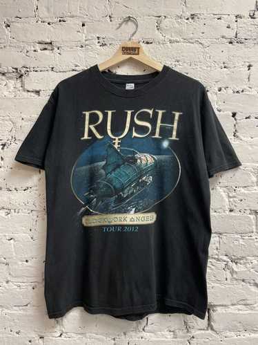 Vintage Rush Band 2012 Clockwork Angels Tour Shirt - image 1