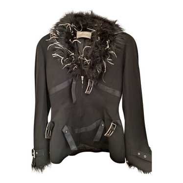 Mugler jacket - Mugler jacket in black combed wool - image 1