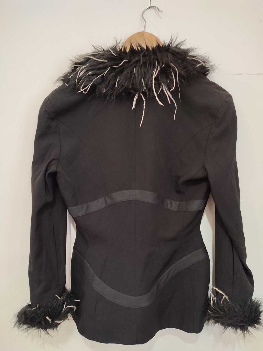 Mugler jacket - Mugler jacket in black combed wool - image 2