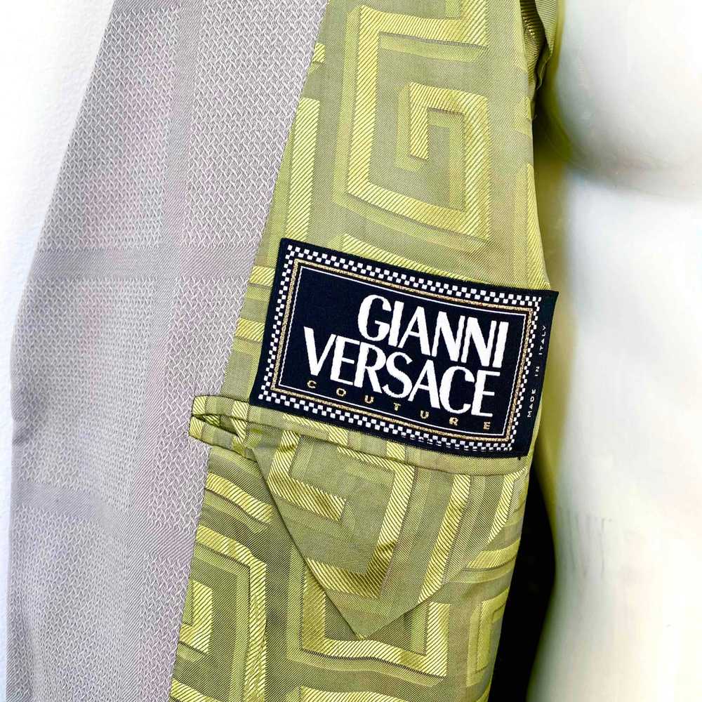 Blazer Versace - Gianni Versace straight-cut wool… - image 9
