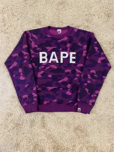 Bape × Swarovski Bape x Swarovski Color Camo Crew… - image 1