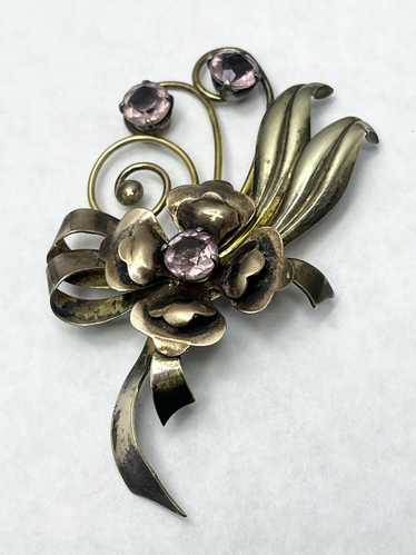 Vintage Vintage Gold Filled Harry Iskin Flower Bro