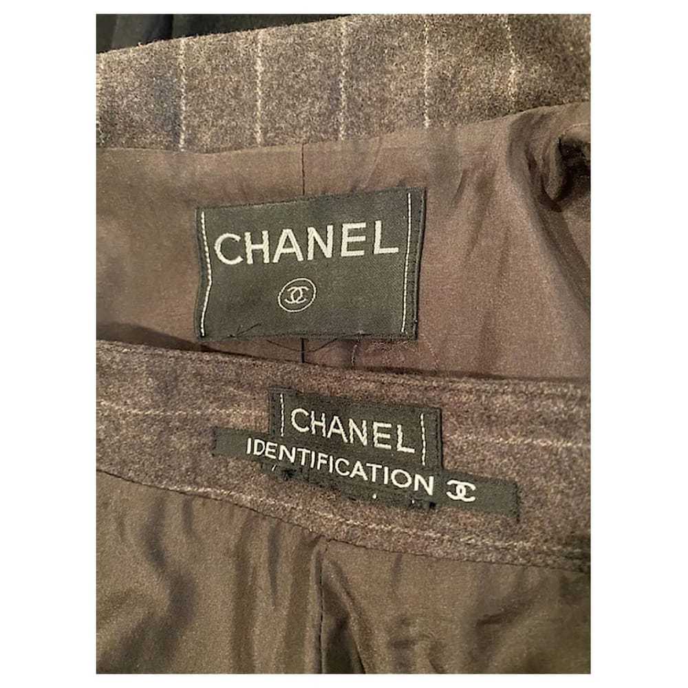 Chanel Wool suit jacket - image 9