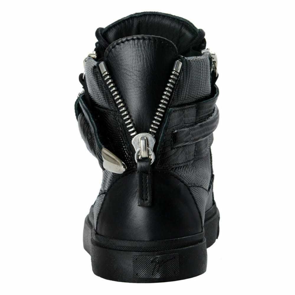 Giuseppe Zanotti Coby leather trainers - image 3