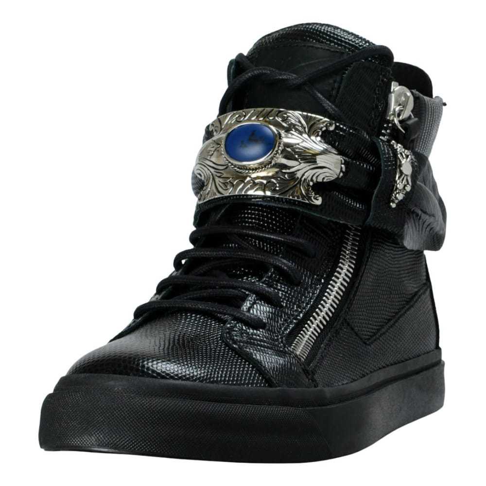 Giuseppe Zanotti Coby leather trainers - image 1