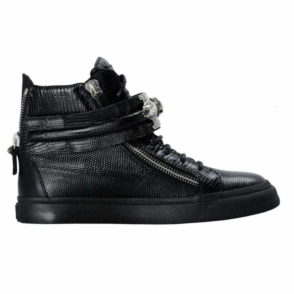 Giuseppe Zanotti Coby leather trainers - image 4