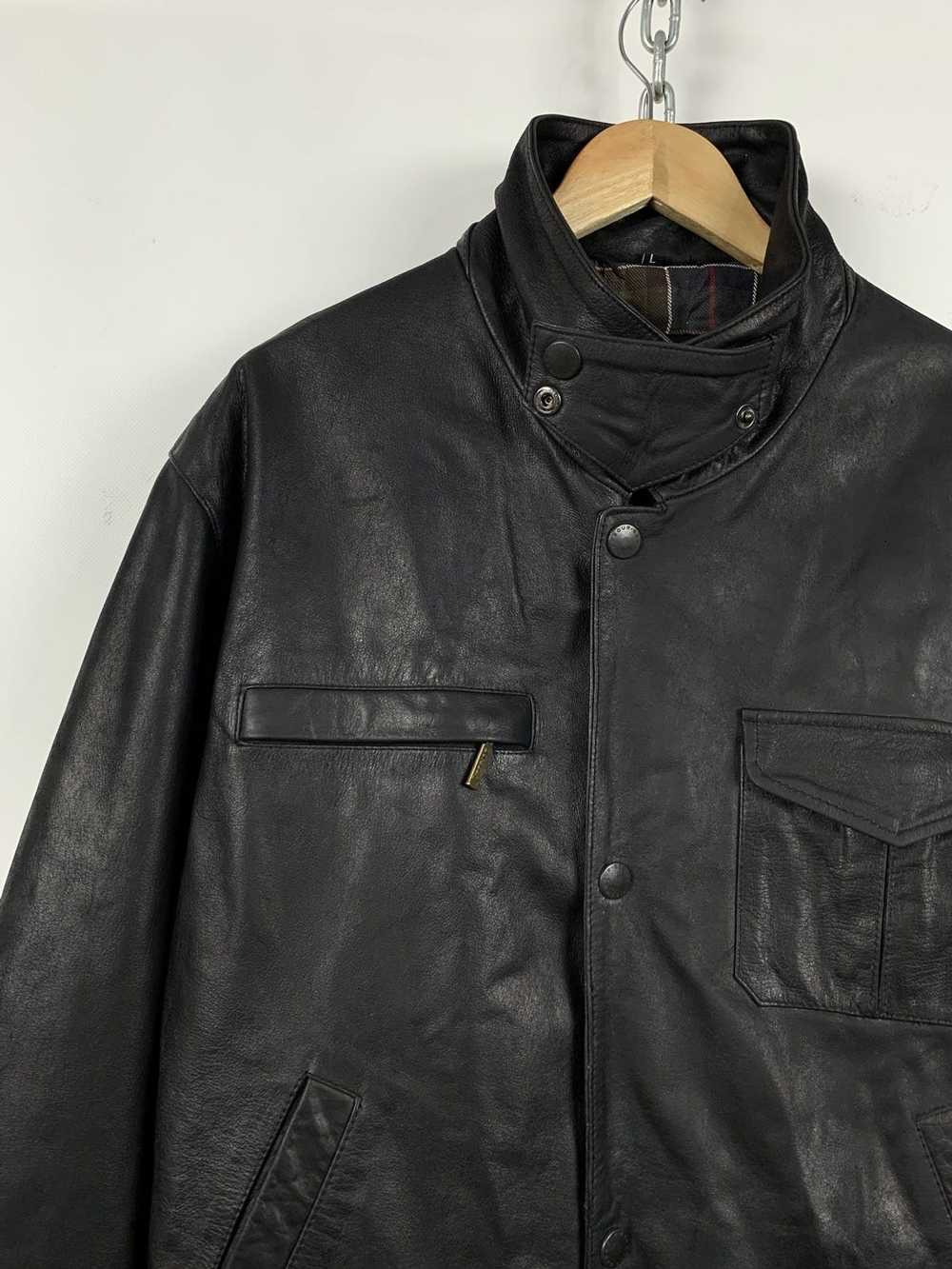 Barbour Barbour Leather Multipocket Bushman Jacket - image 6