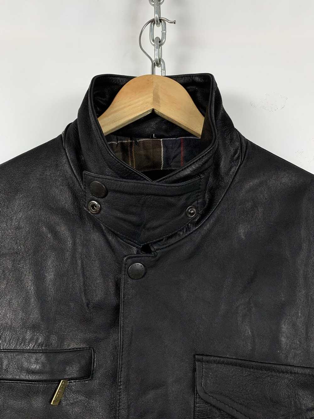 Barbour Barbour Leather Multipocket Bushman Jacket - image 7