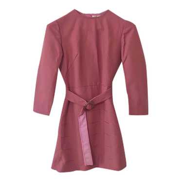 Mini robe ceinturée - Mini robe rose, ceinturée, s