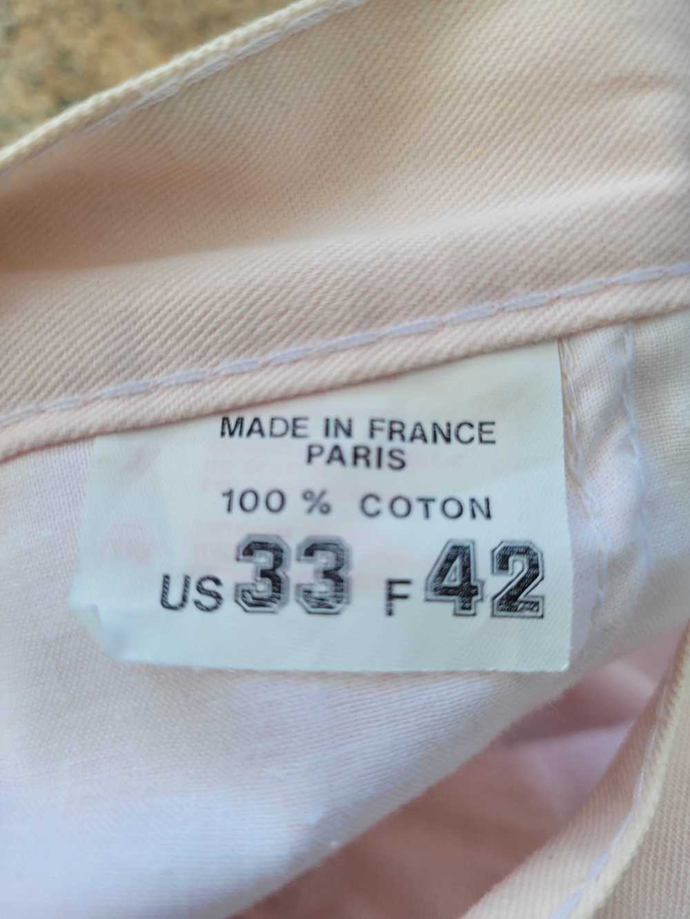 Cotton pants - 80s pleated pants, cotton, closed … - image 6