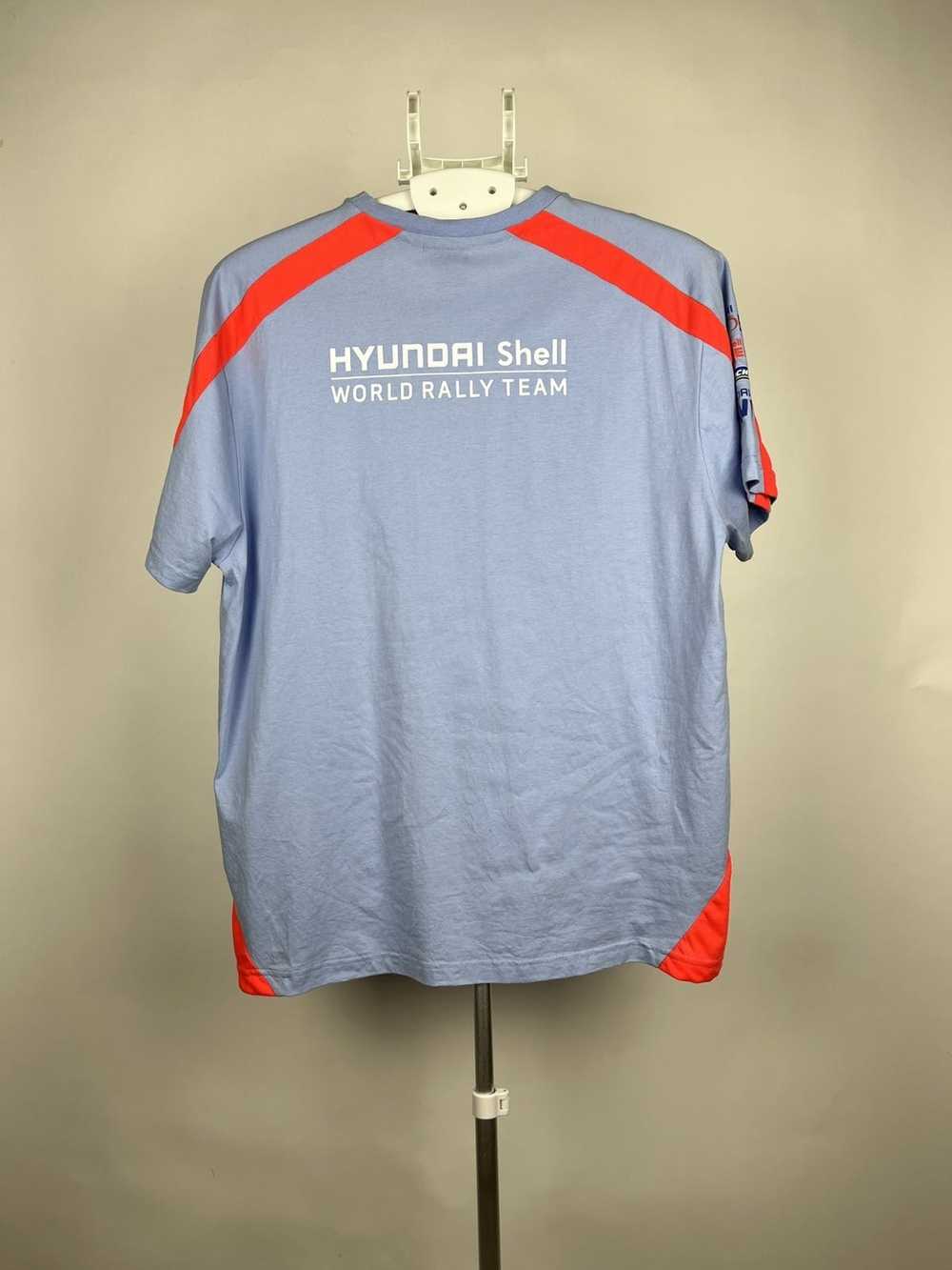 NASCAR × Racing × Tee Shirt Hyundai Shell World R… - image 2