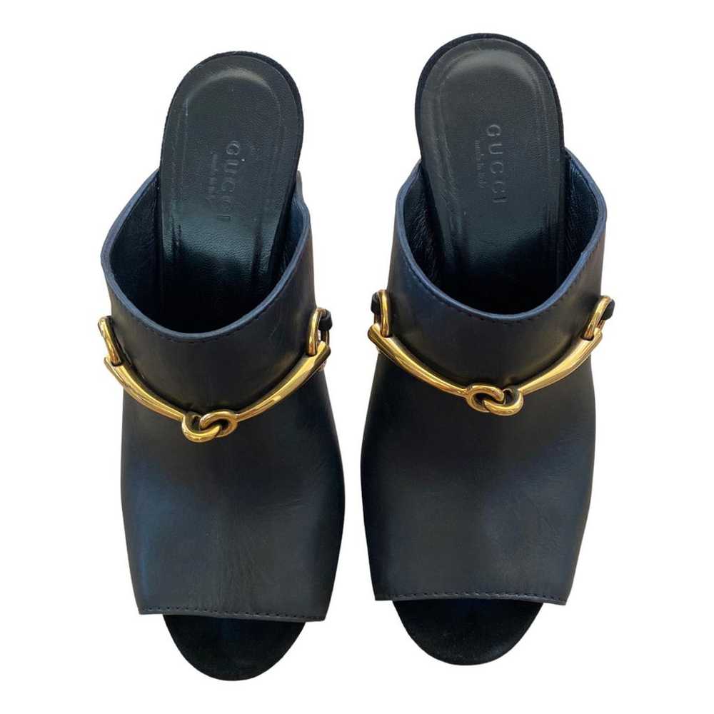Gucci Leather mules - image 1