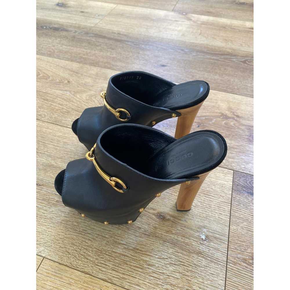 Gucci Leather mules - image 2