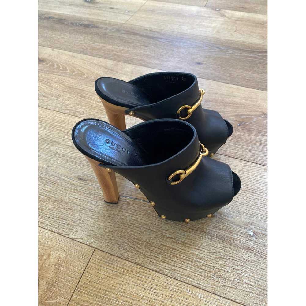 Gucci Leather mules - image 3