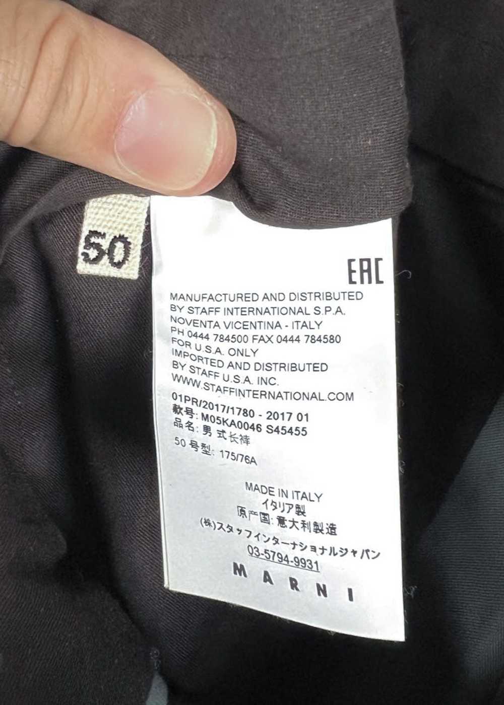 Marni Marni Grey Green Light Wool Trousers - image 5