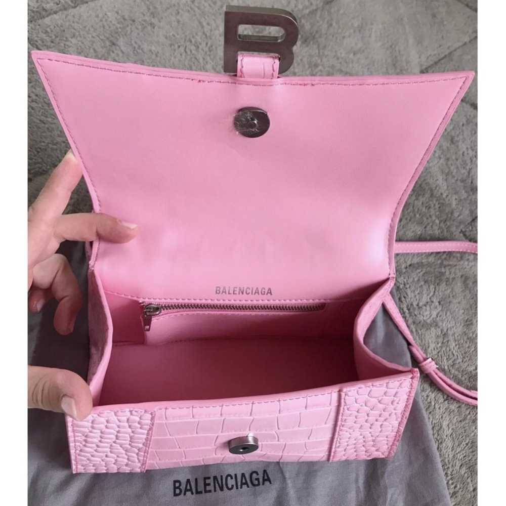 Balenciaga Hourglass leather handbag - image 9