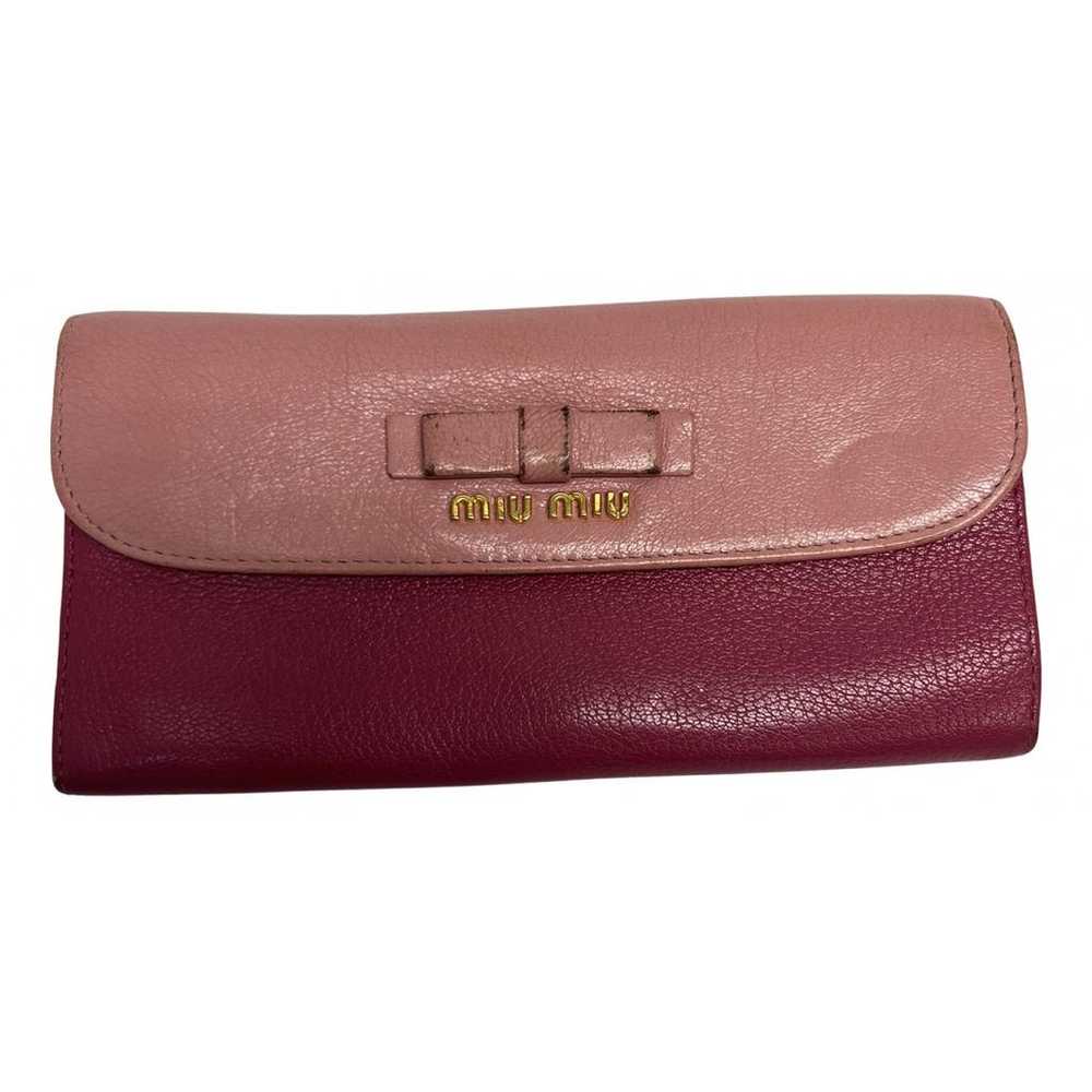 Miu Miu Leather wallet - image 1