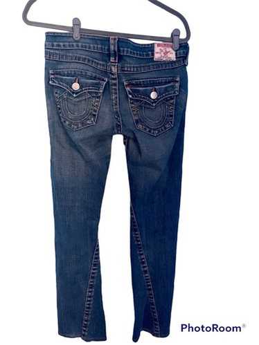 00s USA製 TRUE RELIGION JOEY y2k Vintage Y2K True Religion Joey Low Rise Flared Jeans - Extra