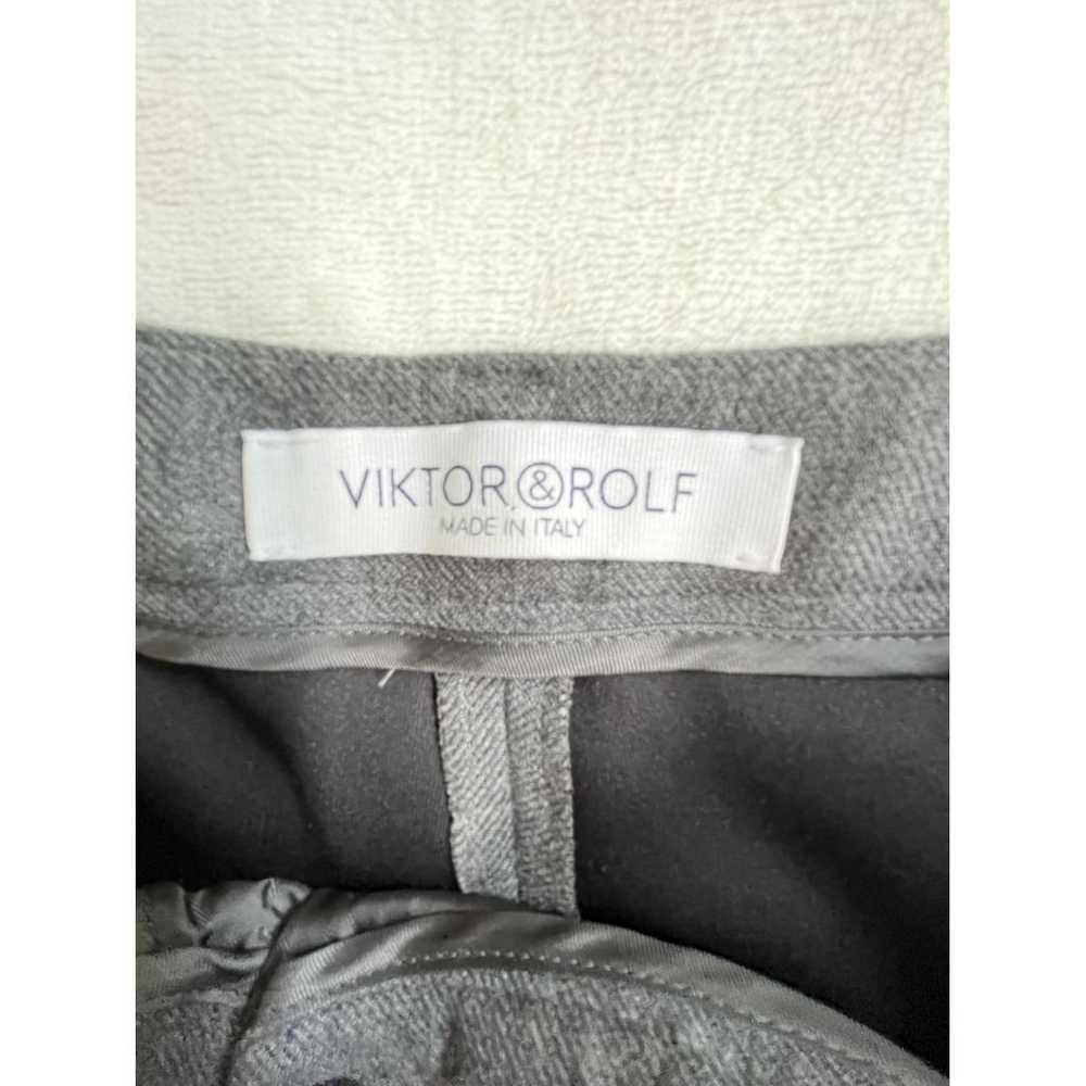 Viktor & Rolf Wool straight pants - image 4