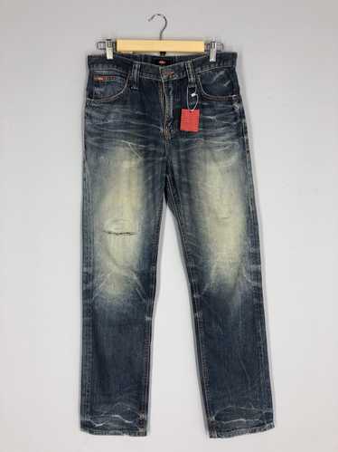 Lee × Vintage Distressed Lee Cooper Stone Washed … - image 1