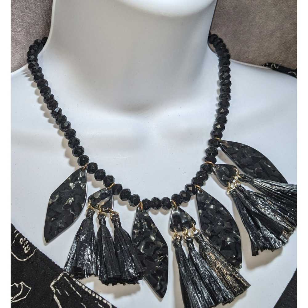 Other Gothic Statement Tassel Necklace - image 3