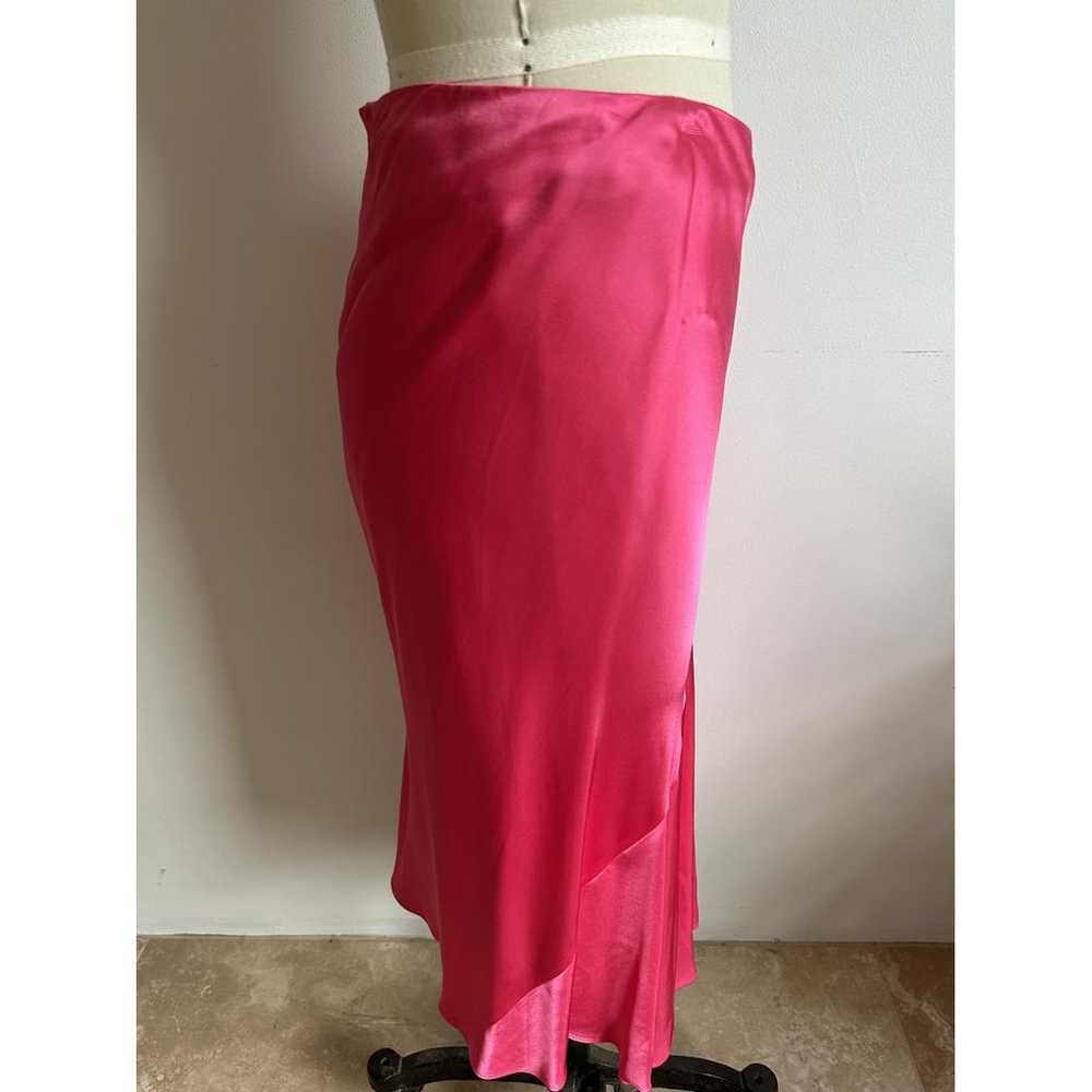 Helmut Lang Silk mid-length skirt - image 3