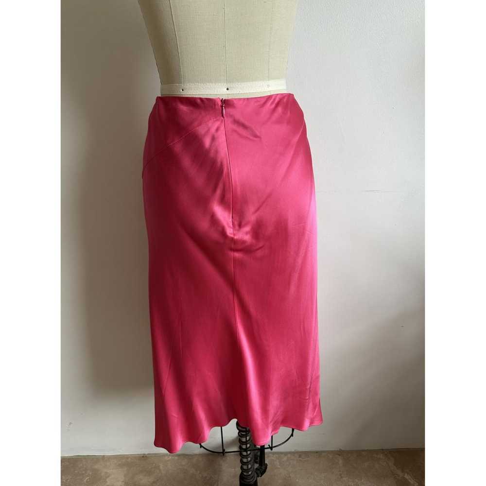 Helmut Lang Silk mid-length skirt - image 4