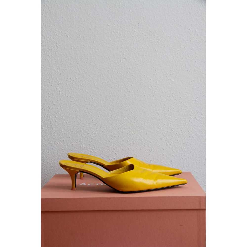 Acne Studios Leather mules - image 6